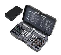 de tournevis à cliquet ergonomique de précision 40 en 1 | Jeu d'embouts de vissage pour meubles, mécanicien, construction, travail du bois, sanitaire, ménage