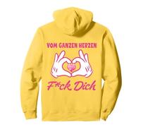 De Tout Le cœur FCK You. Non Fresse Nerf Pas Impression arrière Sweat à Capuche