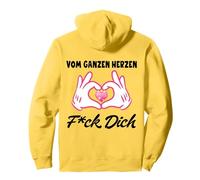 De Tout Le cœur FCK You. Non Fresse Nerf Pas Impression arrière Sweat à Capuche