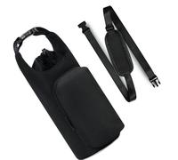 de transport de bouteille d ' eau isolé, housse de porte-gobelet thermique avec bandoulière réglable et poche pour téléphone, bouteille avec bandoulière réglable et poche pour téléphone pour les