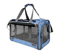 de Transport léger pour Chat, fourre-Tout approuvé par Les compagnies aériennes, Conception ventilée de 20 x 12 Pouces avec de courrier, courrier de Voyage Confortable, fourre-Tout Portable de