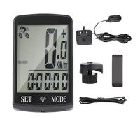 de vélo - Compteur de vitesse et kilomètre - Écran LCD numérique étanche - Système de capteur sans fil - Rétroéclairage avec support fixe pour vos statistiques