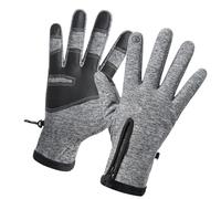 de Vélo d'hiver Résistants à l'eau à écran Tactile pour Hommes et Femmes, Chauds Antidérapants Coupe-Vent, Parfaits pour la Conduite, la Randonnée, l'escalade, Paquet de 2 (Grey)