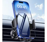 de ventilation de l'air de voiture compatible avec iPhone 14 Srie 14/14 Pro Max / 13 srie / 12 sries / 11 et tous les tlphones (bleu marine)