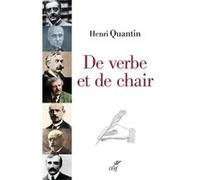 De verbe et de chair Henri Quantin (Auteur)