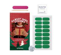 De Vernis Gel - Autocollants Adhésifs Pour Manucure Thème Noël,Kit De Bandes Pour Ongles De Noël,Pour Soirées En Famille Voyages Vacances Bureau À Domicile École Fêtes Voyages
