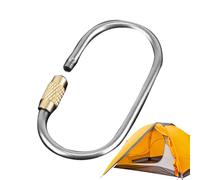 de Verrouillage en Titane - Clip de Porte-clés Compact, Porte-clés à vis avec verrou de sécurité | Petit à dégagement Rapide pour Le Camping en Plein air, la randonnée, Le Voyage