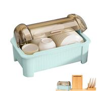 de vidange - Organisateur d'évier de cuisine, drain de comptoir compact | Drain de vaisselle multicouche, porte-gobelet de séchage à économie d'espace réglable,