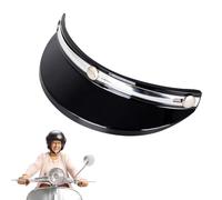 de visière de casque : bouclier de conception à clips, extension de chapeau de moto vintage | Accessoire de de casque pour carapaces à visage ouvert de motocross avec résistance
