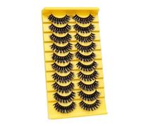 de vison moelleux, d'extension de vaporeux, Extensions de à soi-même, 20 pièces, de, individuels moelleux DIY FauxCils (Yellow, One Size)