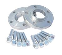 De Voiture Cales Plaque 2 Pièces Entretoises De Roue 10 Pièces 12x1.5 Boulons De Siège Conique Pour BMW Pour M1 M3 M6 E36 E38 Elargisseurs de voie avec boulons(15mmspacer 45mm bolt)