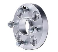 De Voiture Cales Plaque Pour Clio Pour Captur Pour Megane Pour Logan Entretoises Adaptateurs PCD 4x100 CB 60.1 Alliage Forgé 2 Pièces Elargisseurs de voie avec boulons(Silver 20mm 2PCS)