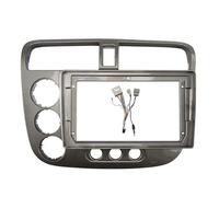 de Voiture, Navigation GPS Façades d'autoradio 9 Pouces compatibles avec Civic 2000-2005, Lecteur MP5, Panneau, Cadre, autoradio 2DIN, Cache de Tableau Bord(Frame Cord LHD B)
