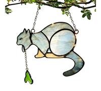 De Vómito De Gato | Decoración Divertida De en Acrílico 2D | Colgante De Gato Para El Hogar | Para Niños, Adultos, Familia, Amigos, Árbol De Navidad, Cumpleaños, Hogar, Navideña