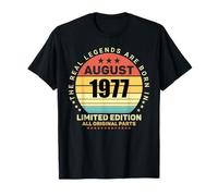 De Vraies légendes nées en août 1977 Retro Birthday T-Shirt