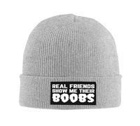 De Vrais Amis Me Montrent Leurs Seins Bonnet en Tricot Respirant Bonnet Thermo Extensible Bonnets pour Conduite Vie Quotidienne Cyclisme