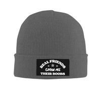 De Vrais Amis Me Montrent Leurs Seins Bonnet en Tricot Thermique Bonnet Homme Coupe-Vent Bonnets pour Ski Conduite Course À Pied