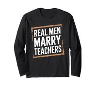 De Vrais Hommes épousent des professeurs Mariage Amusant Entre Enseignants Manche Longue