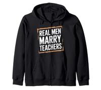 De Vrais Hommes épousent des professeurs Mariage Amusant Entre Enseignants Sweat à Capuche