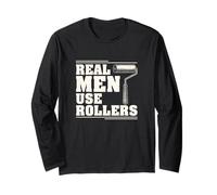 De Vrais Hommes utilisent Rollers House Painting Funny Paint Whisperer Manche Longue