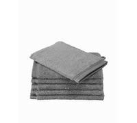 De Witte Lietaer 171146 Contessa Luxe Lot de 6 Gants de Toilette Coton Gris 16 x 22 cm