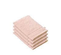 De Witte Lietaer 194697 Stephanie Lot de 4 Gants de Toilette Coton Rose Pastel 540 g/m² 15 x 22 x 1 cm