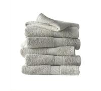 De Witte Lietaer 194844 Lot de 6 Serviettes de bain Coton Gris Clair 100 x 50 cm