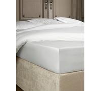 De Witte Lietaer Bumblebee Drap Housse, Coton, Argent Gris Clair, 160 x 200 x 40 cm