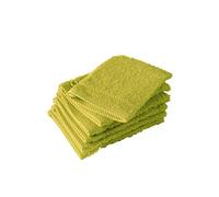 De Witte Lietaer Collection H Lot de 6 Gants de Toilette Coton Olive 15 x 21 cm