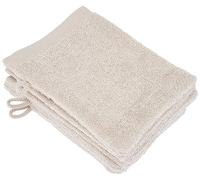 De Witte Lietaer Contessa Gants de Toilette, Cotton, Sand, 6gants