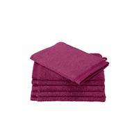 De Witte Lietaer Contessa lot de 6 gants, Coton, Aubergine, 15x22 cm
