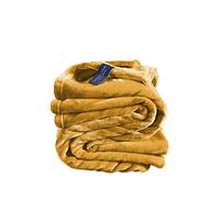 DE WITTE LIETAER Cosy Couverture, Polyester, Jaune Golden Yellow, 150x200
