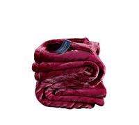 DE WITTE LIETAER Cosy Couverture, Polyester, Rouge Beet Red, 150x200