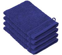 De Witte Lietaer - gants de toilette Stephanie 21 x 15 cm bleu 4 pièces - bleu