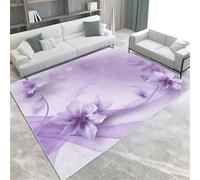 De Zone Lilas Tulip Machine ASPIÈRE LACIFICABLE RAPIC 80 X 150 Cm Soft Fluffy Not Slip Pile Short Pile Pièce pour Le Salon Chambre des CHAPOINTS Bureau ET NUPPORT,180 X 240 Cm