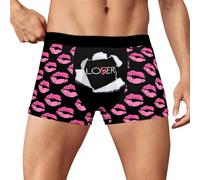 DeaAmyGline Boxer Homme Humour Saint Valentin,Boxer Saint Valentin,Calecon Personnalisé Homme Humour Boxer Personnalisable Cadeau Saint Valentin,Boxer Homme Sexy,Lingerie Sexy Homme