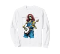 Dead Banjo Player Hippie Bluegrass Skeleton Sweatshirt