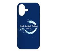Dead. Buried. Raised - Christian Church Baptism Romans 6:4 Coque pour iPhone 17