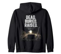 Dead. Buried. Raised - Christian Church Baptism Romans 6:4 Sweat à Capuche