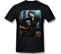 Dead by Daylight Men's Cotton Fashion Casual Pattern T-Shirt Black Unisex Mens Tees S