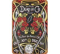 Dead & Company - Poster 2015 Los Angeles, CA Forum rétro en métal - 30,5 x 20,3 cm