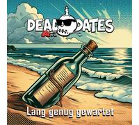 Dead Dates – Lange Genug Gewartet! – Vinyle 12" Rouge éclaboussé bleu-blanc (Plastic Head)