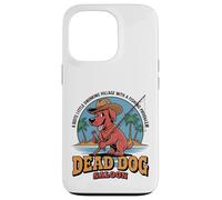 Dead Dog Saloon Village de pêcheurs Design pour Les Amoureux des Chiens Coque pour iPhone 13 Pro