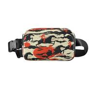 Dead Horseman Sac banane pour homme d'affaires multifonction avec sangle réglable pour voyage, course à pied, randonnée, bolsa para hombre de cintura