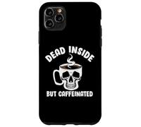 Dead Inside But Caffeinated Skeleton Coffee Lover Baristas Coque pour iPhone 11 Pro Max
