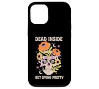Dead Inside But Dying Pretty Halloween Boho Coque pour iPhone 12/12 Pro