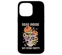 Dead Inside But Dying Pretty Halloween Boho Coque pour iPhone 14 Pro Max