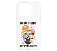 Dead Inside But Dying Pretty Halloween Boho Coque pour iPhone 15 Pro