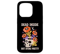 Dead Inside But Dying Pretty Halloween Boho Coque pour iPhone 15 Pro