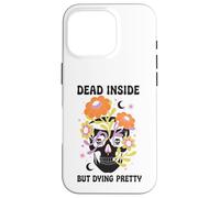Dead Inside But Dying Pretty Halloween Boho Coque pour iPhone 16 Pro